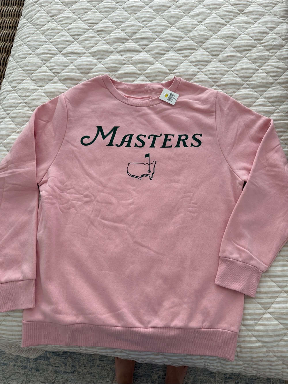 NWT 2026 Masters Pink Crewneck Sweatshirt